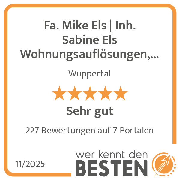 Bilder Fa. Mike Els | Inh. Sabine Els Wohnungsauflösungen, Haushaltsauflösungen, Entrümpelungen, Objektpflege und Seniorenumzüge