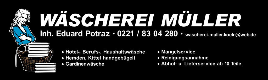 Wäscherei Müller, Eduard Potraz Logo