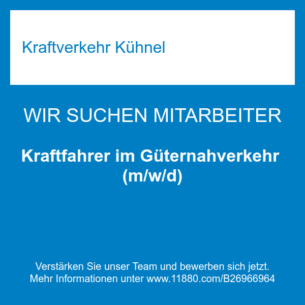 Bilder Kraftverkehr Kühnel