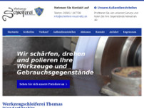 Werkzeugschleiferei Hauschild & Wonderlitschke GbR website screenshot