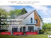 Website Screenshot CTImmoblien GmbH & Co. KG