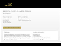 Blumen Heibrok website screenshot