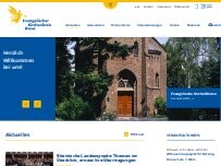 Website Screenshot Westkirche - Evangelische Kirchengemeinde Pfalzdorf