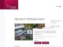 Website Screenshot Evangelisch Christuskirche Moers- Scherpenberg - Evangelische Kirchengemeinde Scherpenberg
