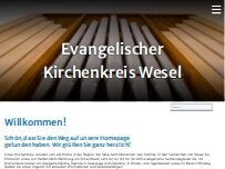 Website Screenshot Georgskirche Schermbeck - Evangelische Kirchengemeinde Schermbeck