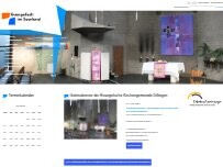 Website Screenshot Evangelische Kirche Dillingen
