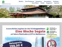 Website Screenshot Johanneskirche Linn - Evangelische Kirchengemeinde Uerdingen