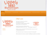 Lippels Blumentraum website screenshot