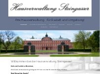 Website Screenshot Hausververwaltung Steingasser