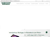 Website Screenshot Handyshop Rheingau