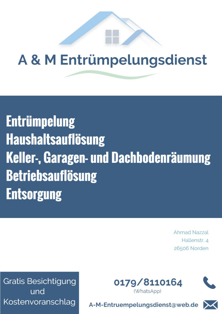 Bilder A & M Entrümpelungsdienst