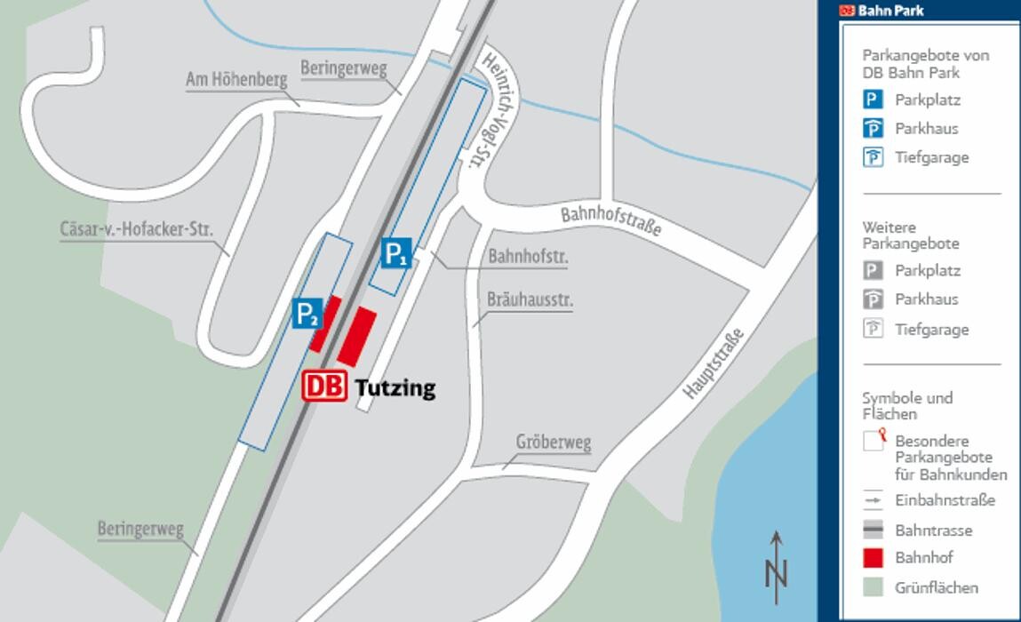 Bilder DB BahnPark Parkplatz Bahnhof Vorderseite P1