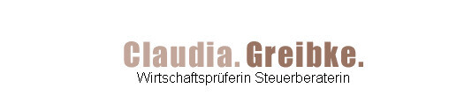 Claudia Greibke Wirtschaftsprüferin und Steuerberaterin Logo
