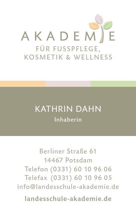 Bilder Akademie für Fußpflege Kosmetik und Wellness