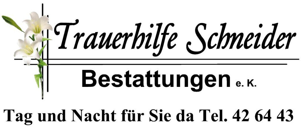 Bestattungshaus  Trauerhilfe Schneider Bestattungen e.K. Logo