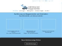 Website Screenshot Michael Best Baggerbetrieb