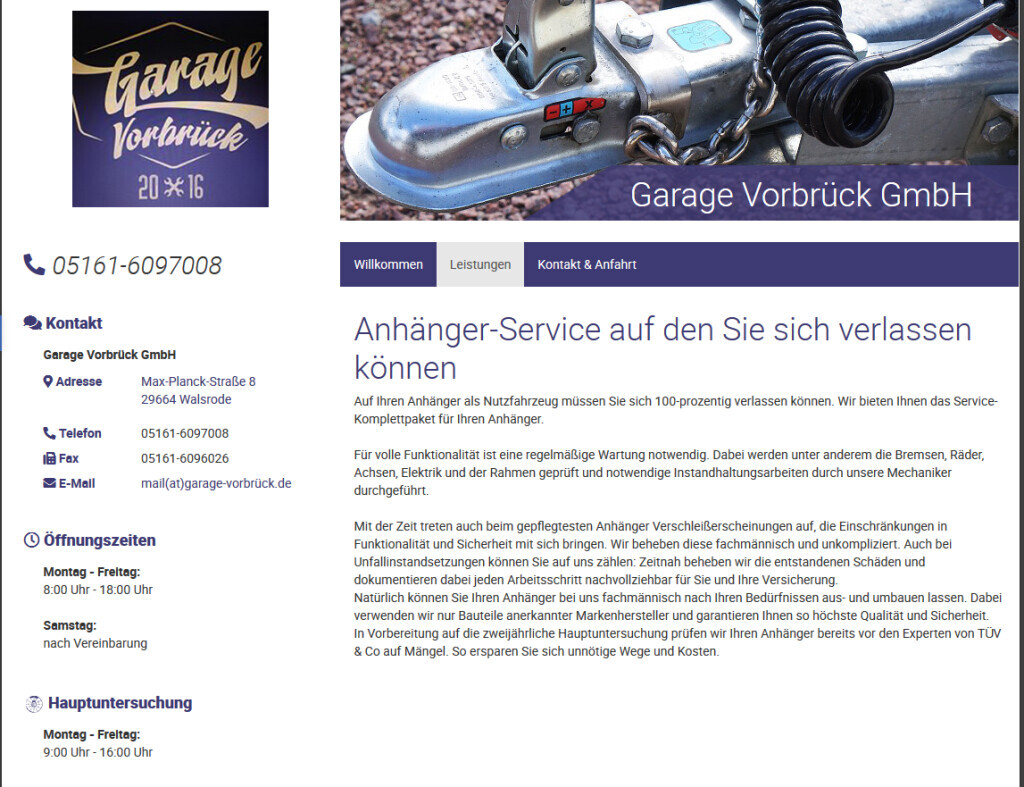 Bilder Garage Vorbrück GmbH