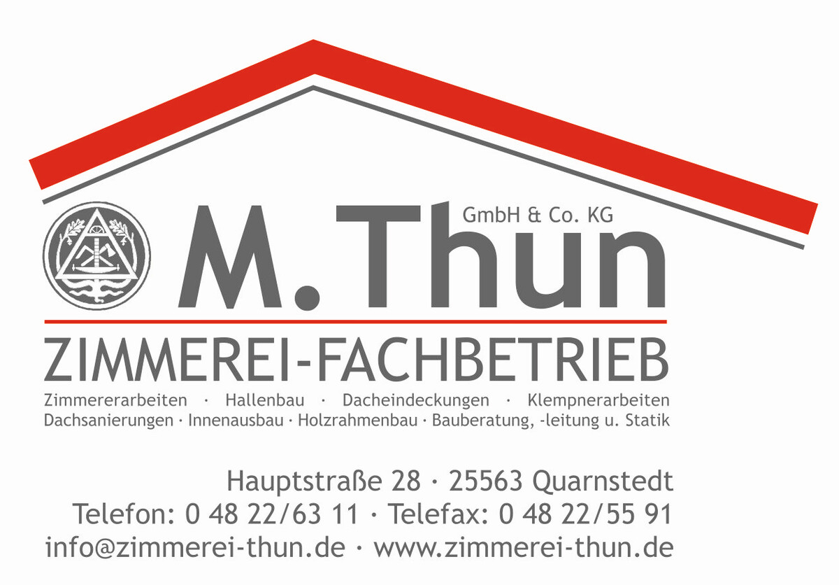 M. Thun Zimmereifachbetrieb GmbH & Co. KG Logo