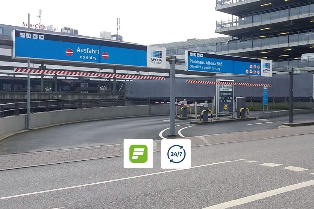 Bilder Parkhaus Bahnhof Altona APCOA