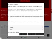 Website Screenshot SANDER CENTER - clever shoppen