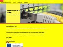 Website Screenshot Elektro Pöller