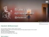 Website Screenshot Evangelische Kirchengemeinde Büderich