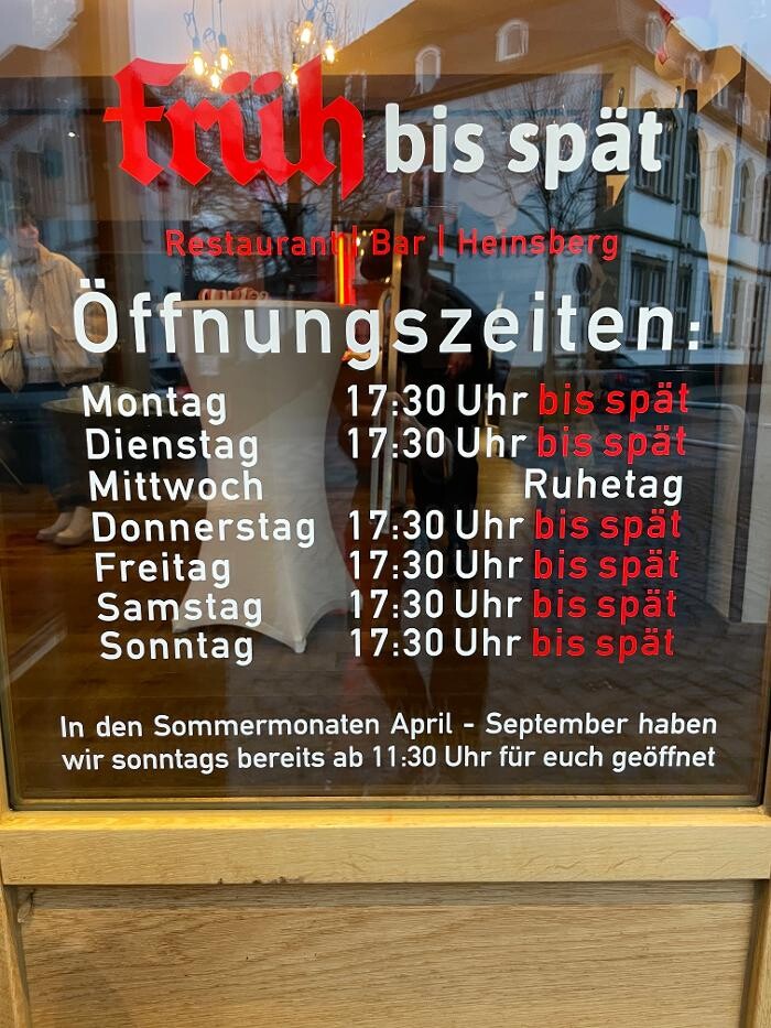Bilder Früh bis Spät Heinsberg