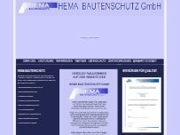 Website Screenshot Hema Bautenschutz GmbH
