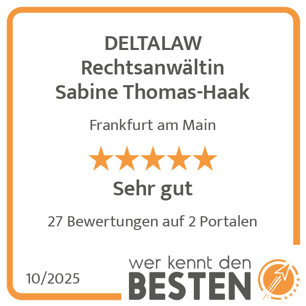 Bilder DELTALAW Rechtsanwältin Sabine Thomas-Haak