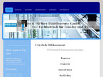 Dascher & Partner Bauelemente GmbH website screenshot