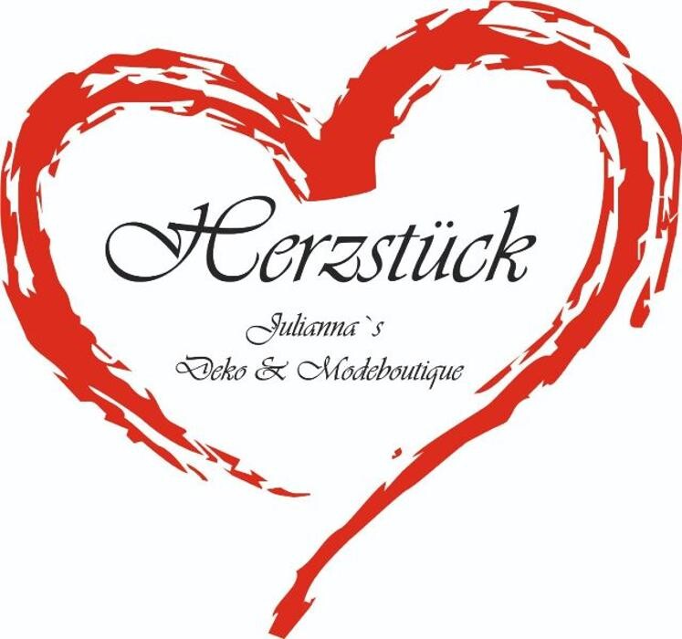 Herzstück. Julianna's Deko & Modeboutique Logo