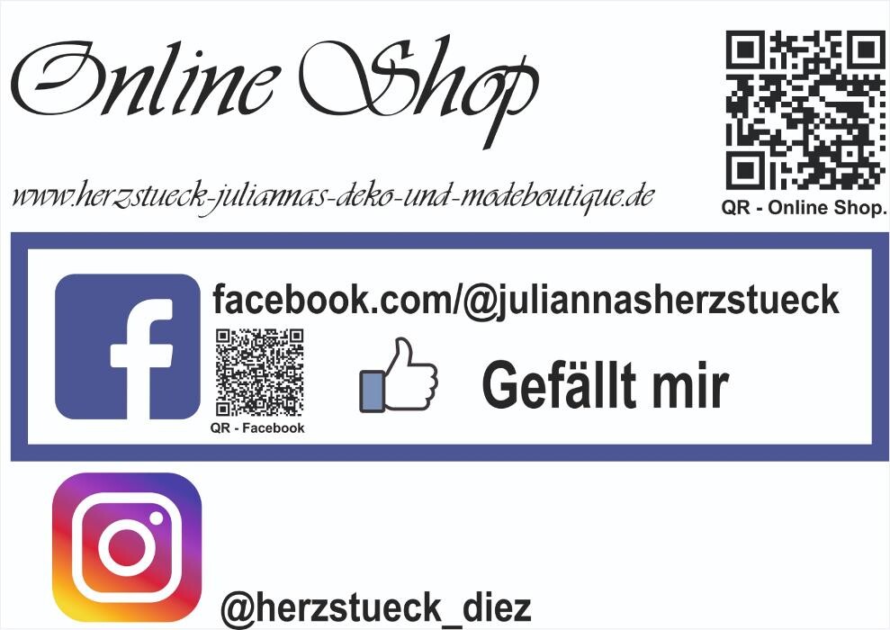 Bilder Herzstück. Julianna's Deko & Modeboutique
