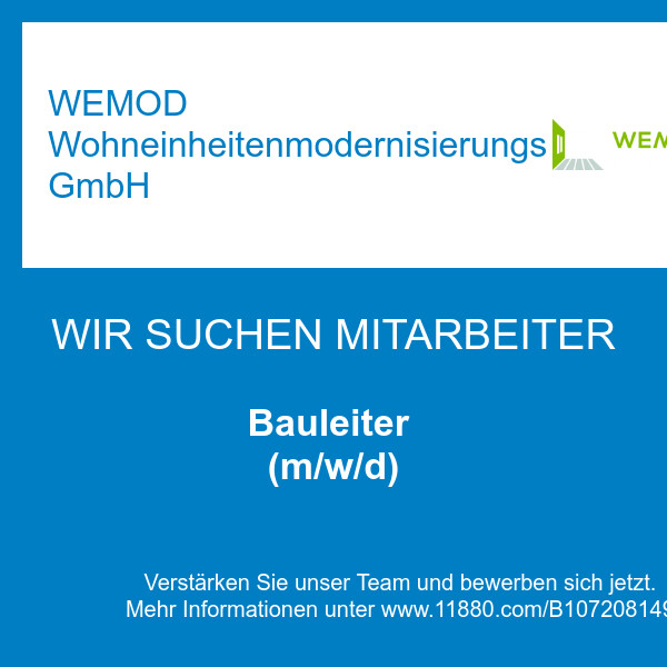 Bilder WEMOD Wohneinheitenmodernisierungs GmbH