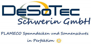 DeSoTec Schwerin GmbH Plameco-Spanndecken und Sonnenschutz in Perfektion Logo