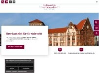 Website Screenshot Rechtsanwältin Susanne Ziegler Fachanwältin für Sozialrecht