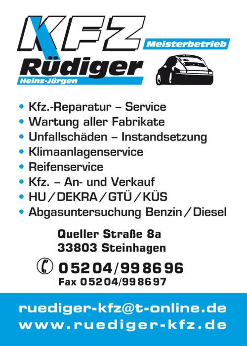 Rüdiger-KFZ Meisterbetrieb Logo