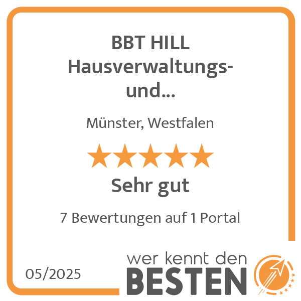 Bilder BBT HILL Hausverwaltungs- und Vermittlungsgesellschaft mbH & Co. KG