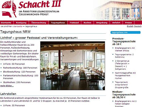 Bilder Schacht III/ABZ