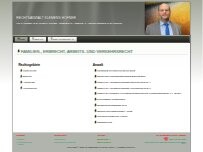 Website Screenshot Klemens Höfner Rechtsanwalt