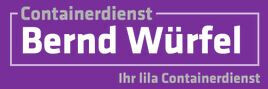 Containerdienst Bernd Würfel - Ihr Containerdienst in Biere, Schönebeck und Magdeburg Logo