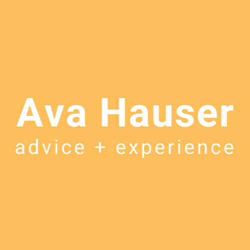 Ava Hauser advice + experience Logo