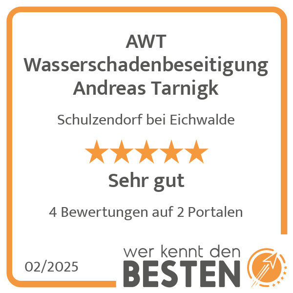 Bilder AWT Wasserschadenbeseitigung Andreas Tarnigk