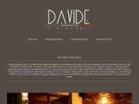 Ristorante Davide website screenshot