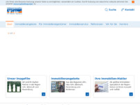 Volksbank Immobilien Ulm Biberach Ravensburg GmbH website screenshot