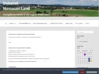 Website Screenshot Evangelische Kirche Holzappel - Evangelische Kirchengemeinde Holzappel