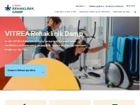 Website Screenshot VITREA Rehaklinik Damp