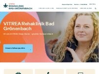 Website Screenshot VITREA Rehaklinik Bad Grönenbach