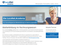 Screenshot for https://www.lucanet-academy.de/