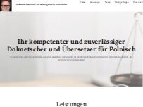 Website Screenshot Artur Balon Dolmetscher