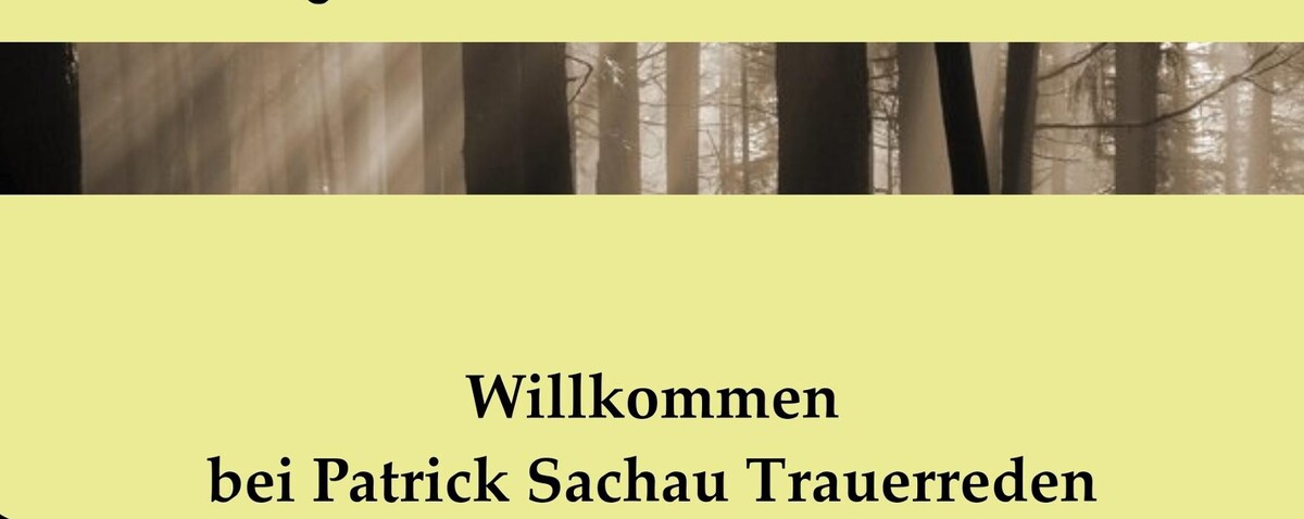 Bilder Patrick Sachau - Trauerreden